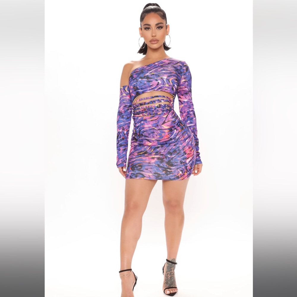 Pretty in Purple Mini Dress